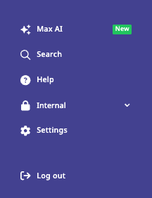 Settings menu with gear icon highlighted